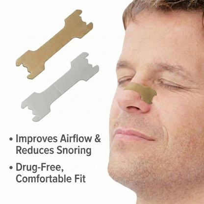 EasySleep - Sleep Promoting and Anti Snoring Nasal Strips (Pack of 6/10/20)