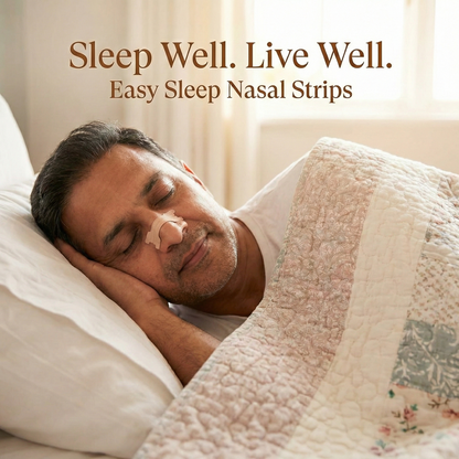 EasySleep - Sleep Promoting and Anti Snoring Nasal Strips (Pack of 6/10/20)