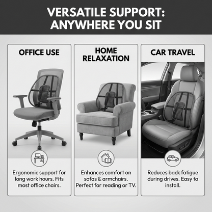 Car Back Seat Supporter Lumbar Chair