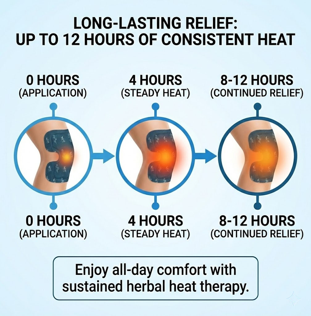 KneeRelief -  Instant Relief Herbal Warm Knee Pad (100% Natural)